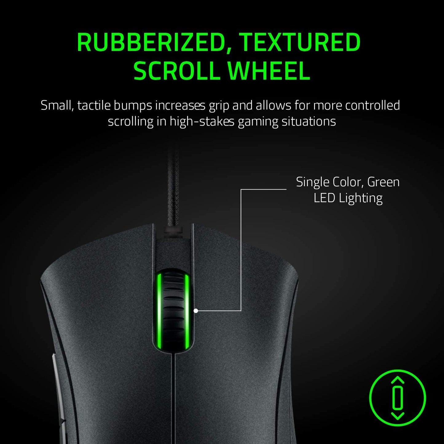 Gaming Mouse with 5 Programmable Buttons, Color: (Classic Black)